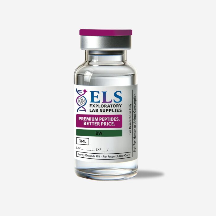 BW research peptide vial — third-party lab tested
