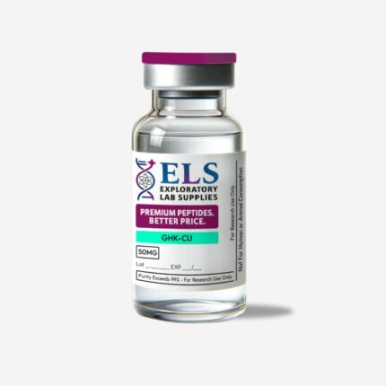 GHK-Cu copper research peptide vial — lab tested