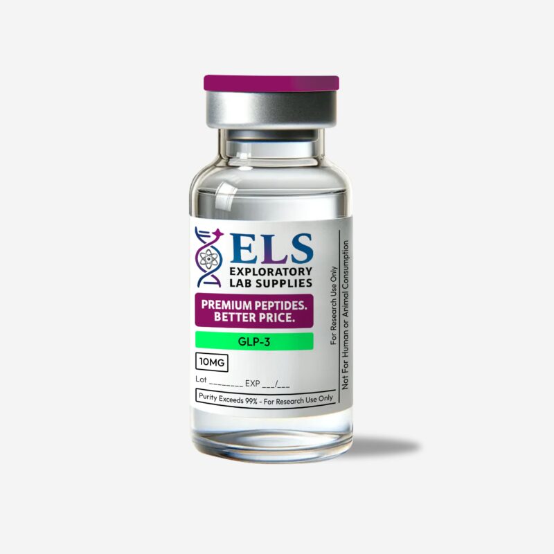 GLP-3 research peptide vial — third-party lab tested