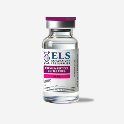 GLP-2 research peptide vial — third-party lab tested